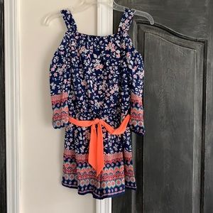 Girls floral Romper